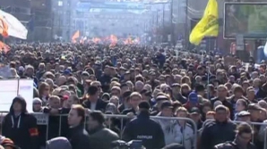 Marşul Libertăţii la Moscova. Manifestanţii au acuzat Guvernul rus de manipulare şi control asupra presei