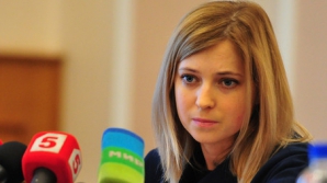 Un clip cu procurorul din Crimeea a devenit viral! Blonda sexy continuă să facă ravagii printre internauţi (VIDEO)