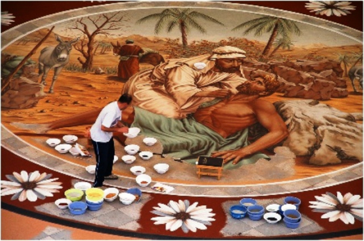 Guatemala a intrat în Cartea Recordurilor cu lungimea covorului prin care aduc anual un omagiu lui Regelui Iisus (FOTO)