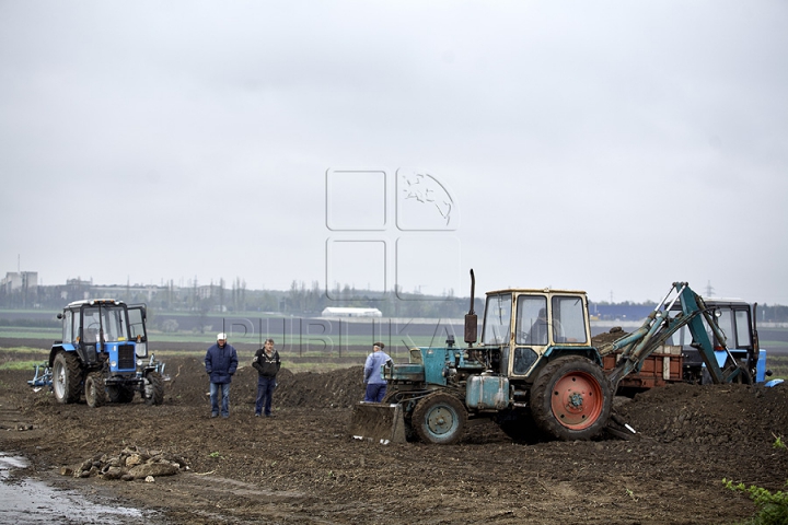 Nămolul de la staţia de epurare a fost transformat în fertilizant (GALERIE FOTO)