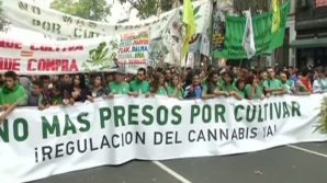 Zeci de mii de oameni din Buenos Aires cer legalizarea cultivării şi posesiei de marijuana 