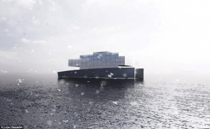 Un american a primit titlul de "Cel mai tânăr designer al anului" pentru conceptul iahtului din sticlă (FOTO)