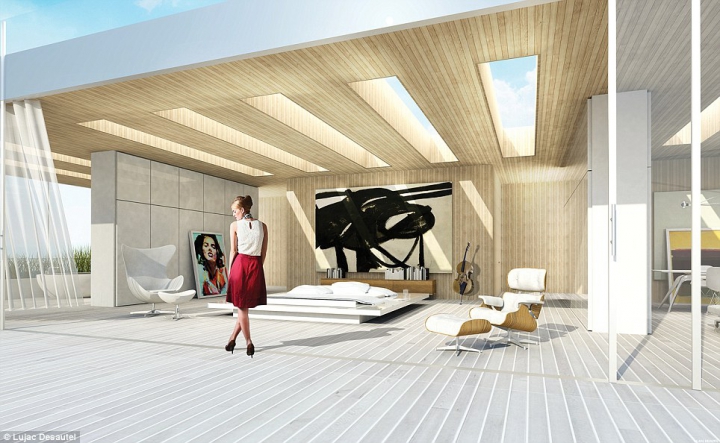 Un american a primit titlul de "Cel mai tânăr designer al anului" pentru conceptul iahtului din sticlă (FOTO)