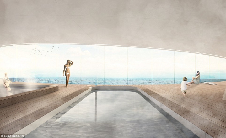 Un american a primit titlul de "Cel mai tânăr designer al anului" pentru conceptul iahtului din sticlă (FOTO)