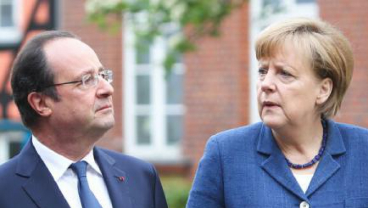 Merkel și Hollande amenință Moscova şi cer Kievului să se abțină de la acțiuni ofensive