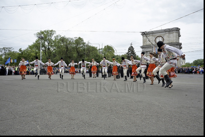 (GALERIE FOTO/VIDEO) Cum a fost sărbătorită Ziua Europei de 9 mai în centrul capitalei 