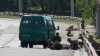 Morţi în Mariupol! O maşină cu grăniceri ucraineni a fost atacată (VIDEO)