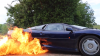 Nebunie curată! Un Jaguar XJ220 ia foc în urma unui test (VIDEO)