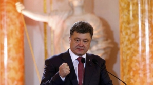 Poroșenko anunță încetarea focului de arme în estul Ucrainei