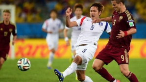 Fotbaliştii naţionalei Coreei de Sud au fost bombardaţi cu bomboane la revenirea de la Campionatul Mondial 