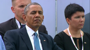 Ostenit şi somnoros! Liderul de la Casa Albă, Barack Obama, trage un pui de somn la reuniunea din Varşovia (VIDEO)