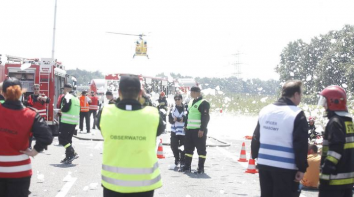 GRAV ACCIDENT rutier în Polonia: Şapte cetăţeni ucraineni au murit (FOTO)