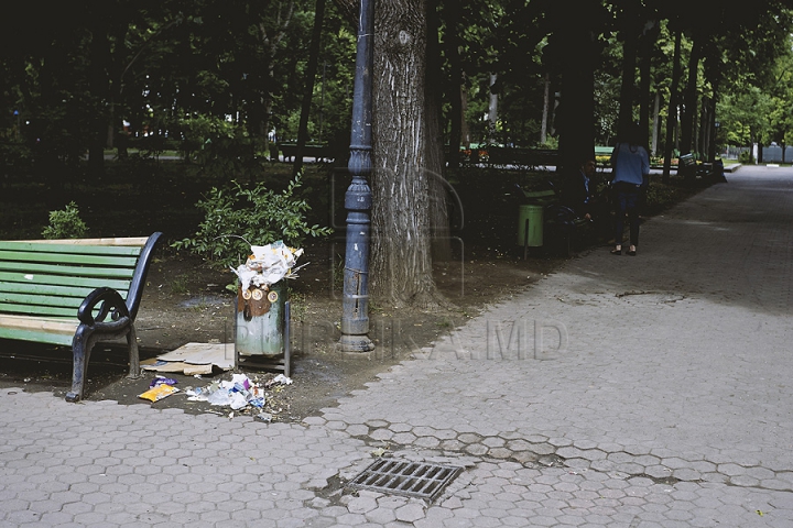 Cum arată Parcul Central din Chişinău după Ziua Copiilor (GALERIE FOTO)