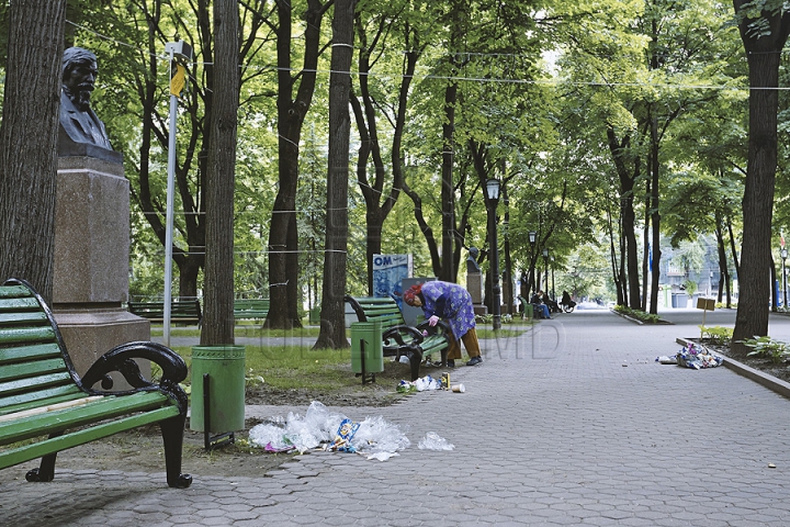 Cum arată Parcul Central din Chişinău după Ziua Copiilor (GALERIE FOTO)