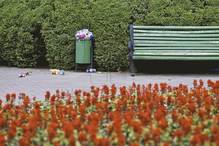 Cum arată Parcul Central din Chişinău după Ziua Copiilor (GALERIE FOTO)