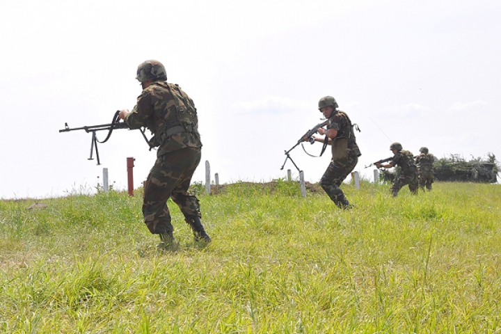 Dacii în acţiune. Militarii brigăzii de infanterie motorizată din Cahul au fost antrenaţi în demonstraţii tactice (FOTO/VIDEO)