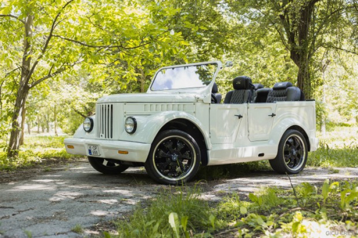 GAZ 69 cu motor de BMW. Istoria bijuteriei pe patru roţi care fură toate privirile (FOTO)