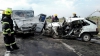 Accident grav în raionul Ungheni. Trei persoane au murit (VIDEO)