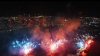 Spectaculos! Vezi cum arată un foc de artificii filmat de o dronă 