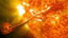 Imagini de la cea mai recentă erupţie solară, difuzate de NASA 