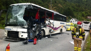 Tragedie rutieră în Germania. Două autobuze s-au ciocnit pe o autostradă în preajma oraşului Dresda