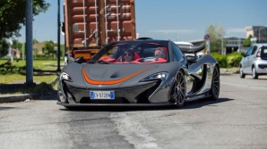 Horacio Pagani a fost surprins la volanul unicului McLaren P1