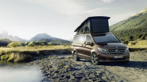 Mercedes-Benz a prezentat noul V-Class transformat într-o casă pe roți (FOTO)