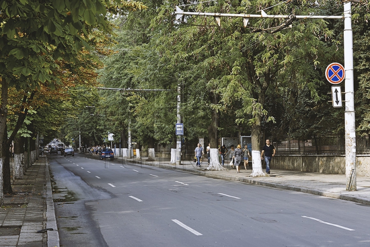 GALERIE FOTO cum rar mai vezi! Aşa arată străzile capitalei în a patra zi fără microbuze de linie