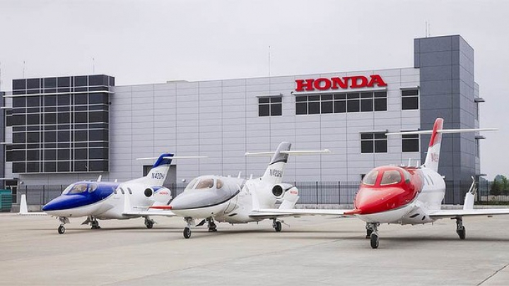 Lansare în premieră pentru Honda Jet. Constructorii japonezi au decis să prezinte noul model în zbor (FOTO)