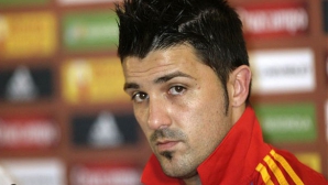 David Villa a avut parte de o primire călduroasă pe Yankee Stadium