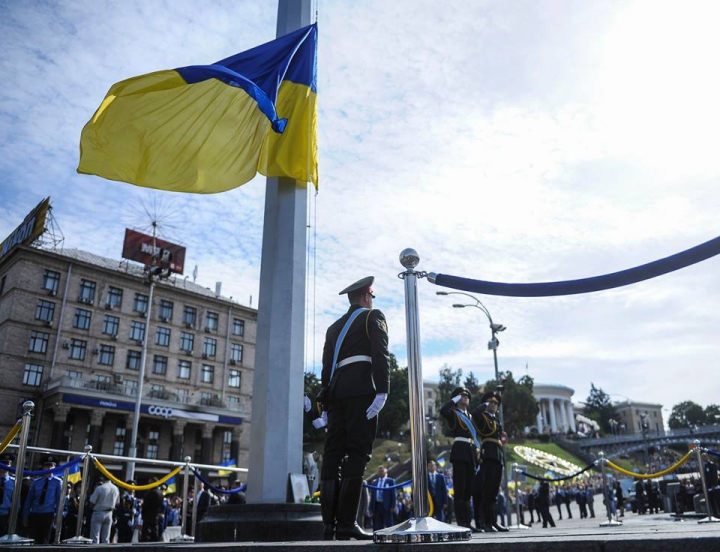 Ucraina la 23 de ani. Ziua Independenţei marcată cu paradă militară la Kiev (FOTO)