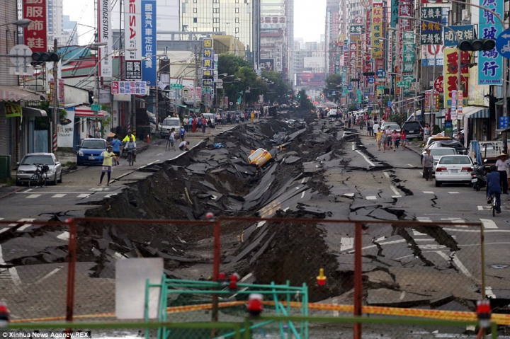 Imagini APOCALIPTICE. Cum arată un oraş din Taiwan după explozia unei conducte de gaz (FOTO/VIDEO)