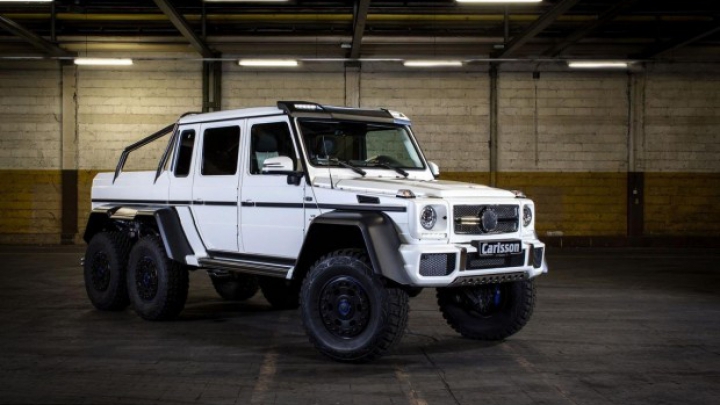 Tunerul Carlsson a retuşat monstrul Mercedes-Benz G63 AMG 6×6 (FOTO)