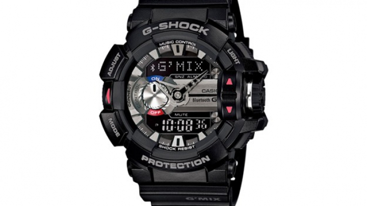 Noul smartwatch Casio G-Shock vă afişează muzica pe care o auziţi