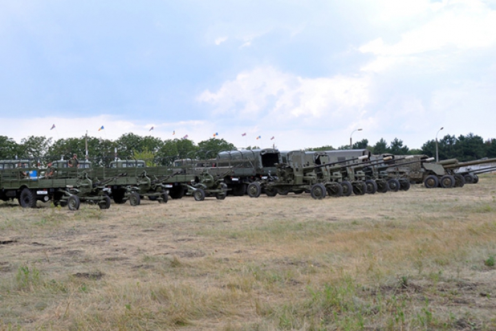 Foc şi pară la Bulboaca. Militarii Armatei Naţionale au testat artileria grea (FOTO/VIDEO)