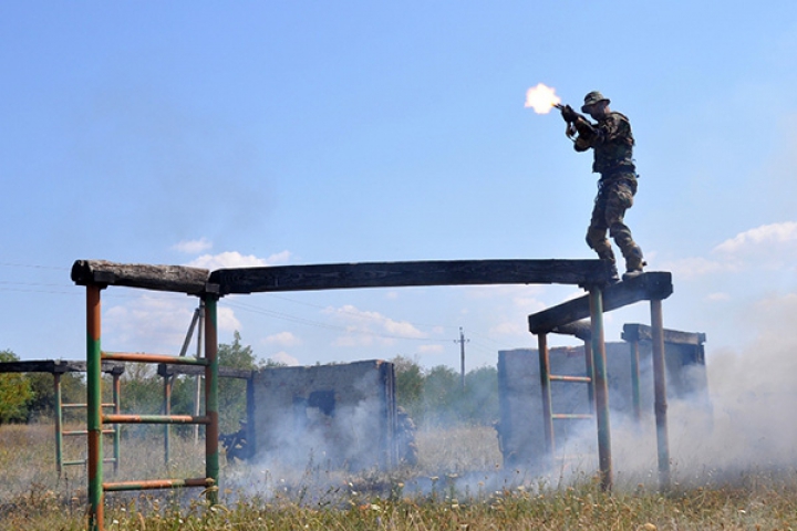 Foc şi pară la Bulboaca. Militarii Armatei Naţionale au testat artileria grea (FOTO/VIDEO)