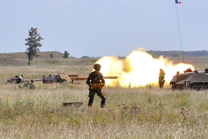 Foc şi pară la Bulboaca. Militarii Armatei Naţionale au testat artileria grea (FOTO/VIDEO)