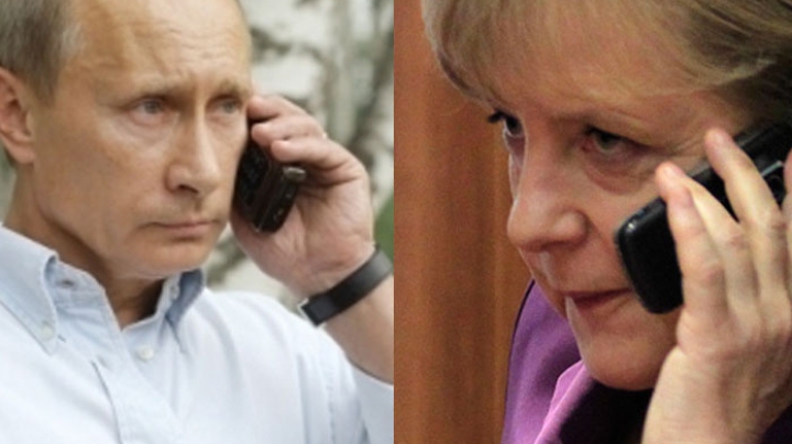 Merkel l-a sunat din vacanţă pe Putin. Ce i-a cerut cancelarul german preşedintelui Rusiei