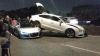 Accident de lux! Un Audi R8 a intrat sub un Audi A5 Sportback (VIDEO)