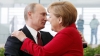 Vladimir Putin şi Angela Merkel au discutat despre livrarea de gaze ruseşti către UE 