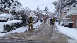 La graniţa Canadei cu Statele Unite a venit iarna. Regiuni întregi au fost acoperite cu zăpadă 