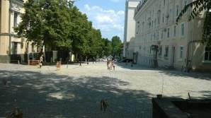 Proiectul care joacă pe nervi! Lucrările de amenajare a străzii pietonale au fost din nou suspendate (VIDEO)