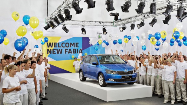 Cehii au lansat producţia noii generaţii Skoda Fabia (FOTO)
