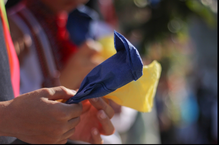 Sărbătoare în spirit patriotic la Kiev! Cum s-au prezentat elevii ucraineni în prima zi de şcoală (FOTO)