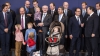 Herman van Rompuy şi-a adus nepoţii printre liderii europeni. Copiii au participat la poza de final