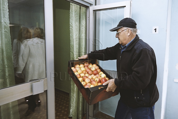 O moldoveancă generoasă a donat două tone de mere Centrului Mamei și Copilului (GALERIE FOTO)