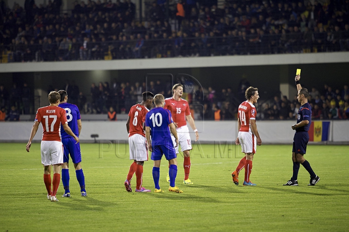 Moldova a pierdut meciul cu Austria din preliminariile Campionatului European din 2016, scor 1-2 (FOTO)