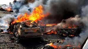 Exploziile se ţin lanţ în estul Ucrainei. O cisternă a sărit în aer la Harkov