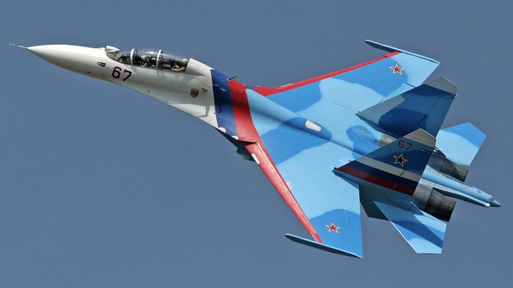 PREMIERĂ! Un bombardier rusesc Su-34 a fost observat în apropierea spaţiului aerian al Norvegiei