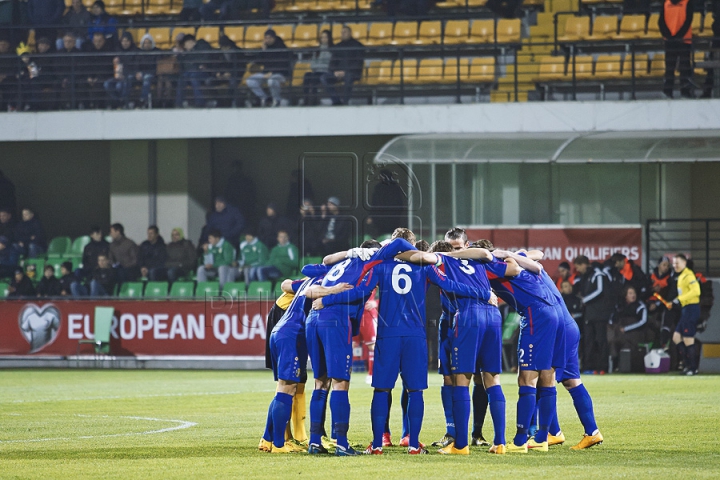 GALERIE FOTO impresionantă de la meciul dintre Moldova şi Liechtenstein 